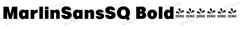 MarlinSansSQ Bold字体转换